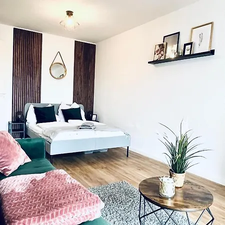 Gemütliches Studio mit Küche, Netflix&Panoramablick in Citynähe Erfurt Exterior foto